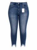 Ms. Cello High Rise Distressed Skinny Jeans (Plus Fit)