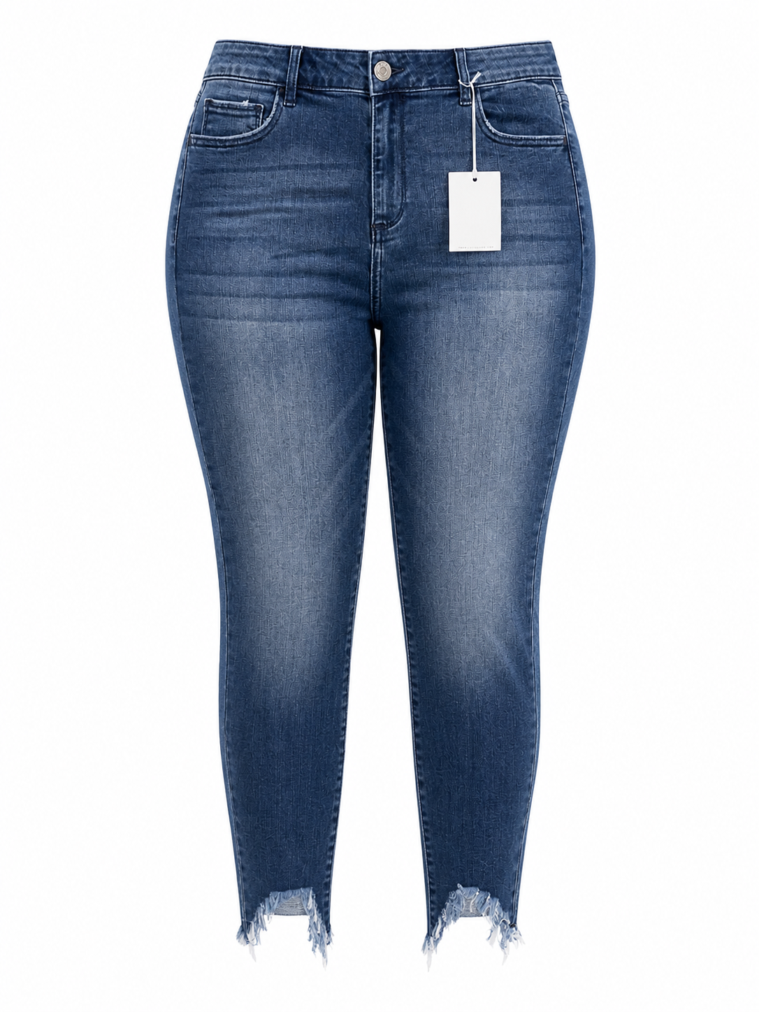 Ms. Cello High Rise Distressed Skinny Jeans (Plus Fit)