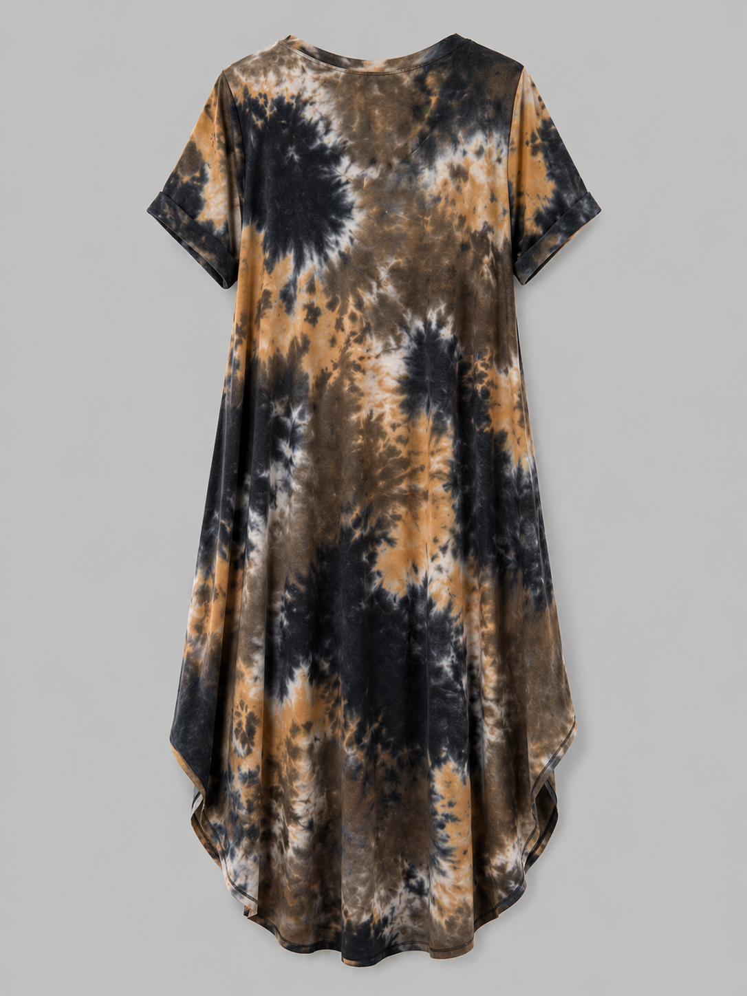 Midnight Drift Tie-Dye Lounge Dress