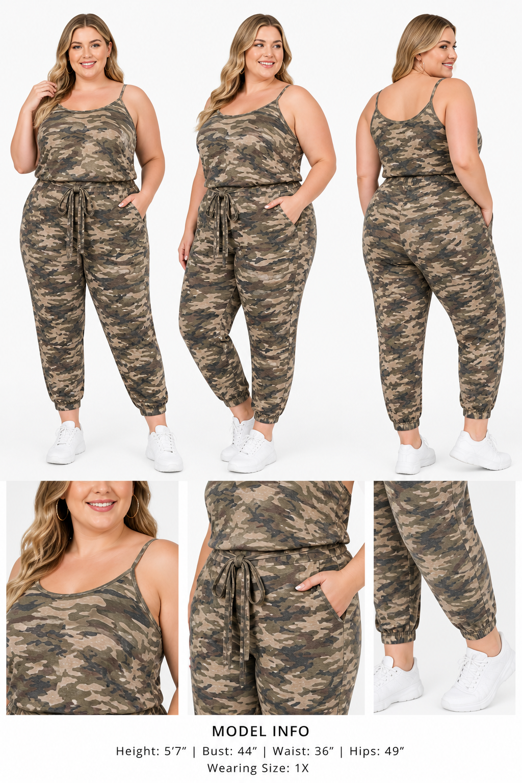 Woodland Flow Camo Jumpsuit