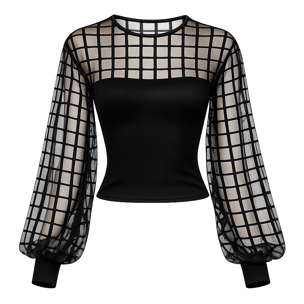 Midnight Syndicate Mesh Top