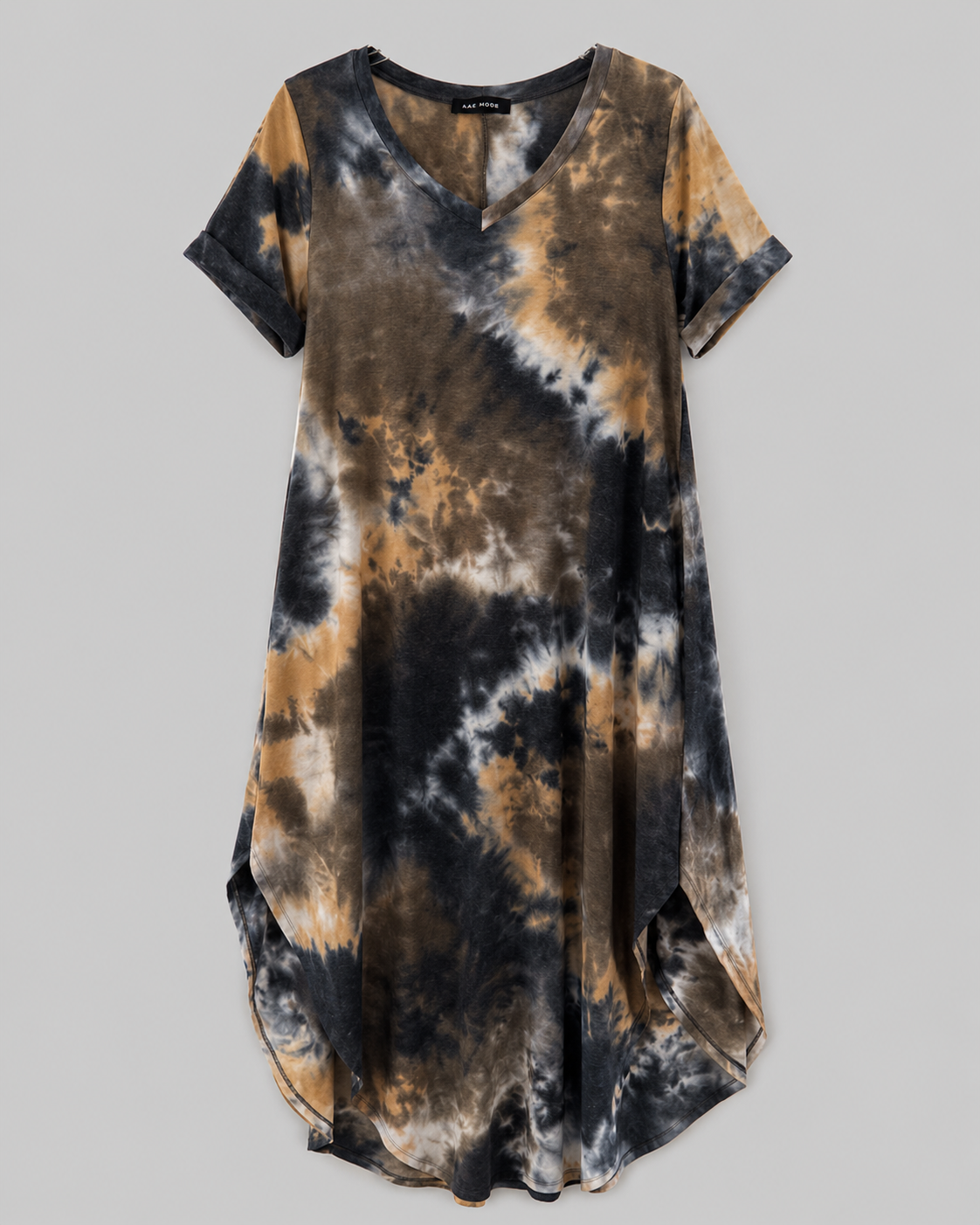 Midnight Drift Tie-Dye Lounge Dress