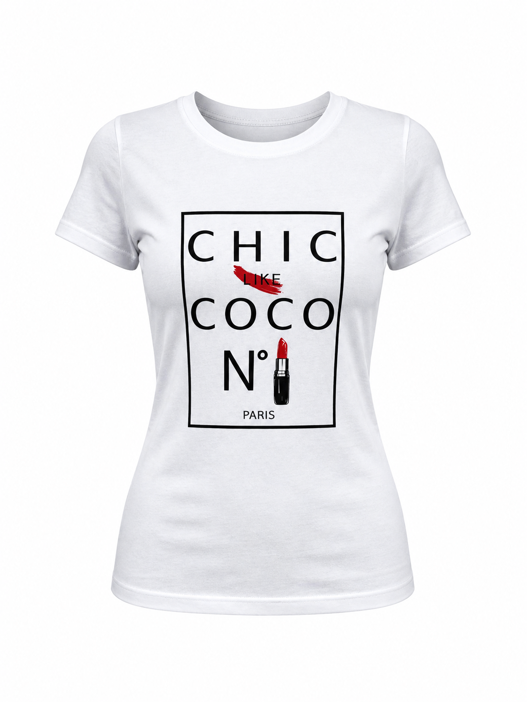 NOBRAND “Chic Like Coco” Graphic Tee