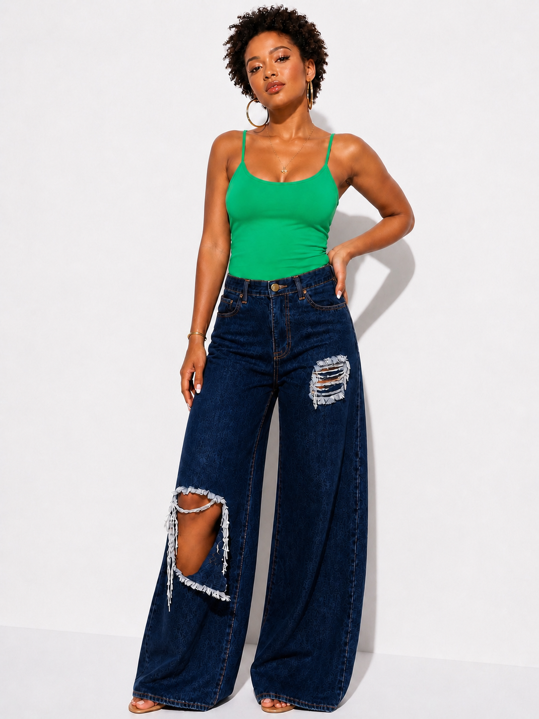 Off the Rip Wide-Leg Denim