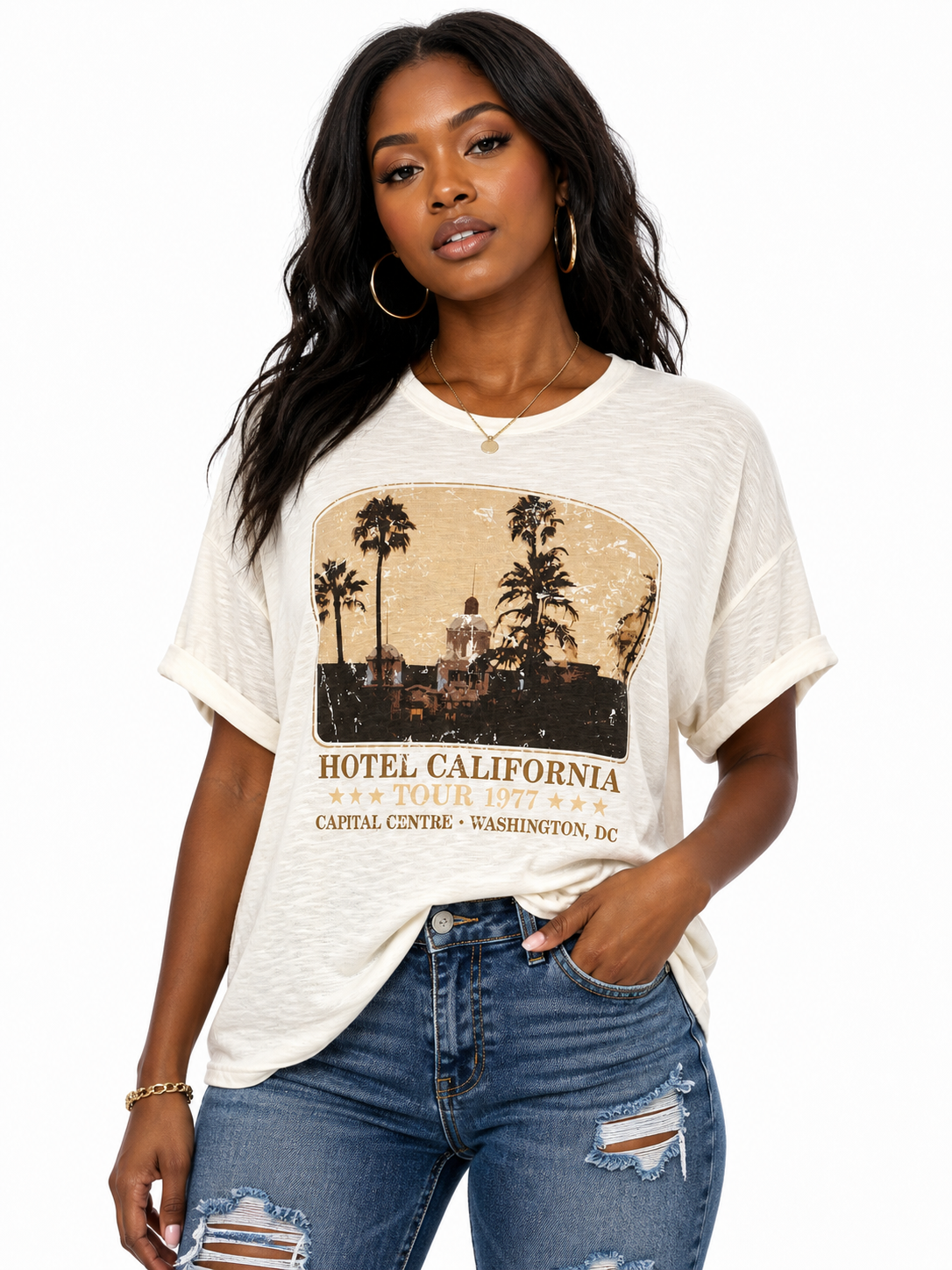 “Hotel California 1977” Vintage Tour Tee