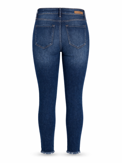 Cello High Rise Distressed Skinny Jeans – Medium Wash